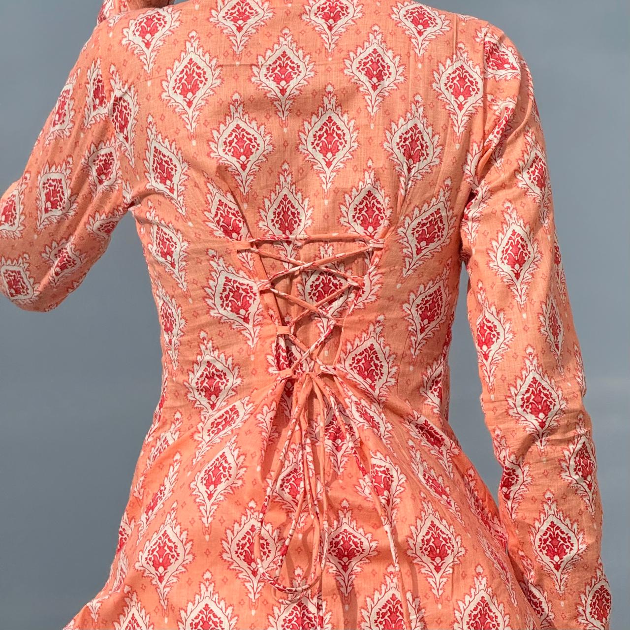 Anicham Cinch Full Sleeve Short Kurti