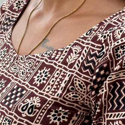 Uram Side Knot Long Kurti